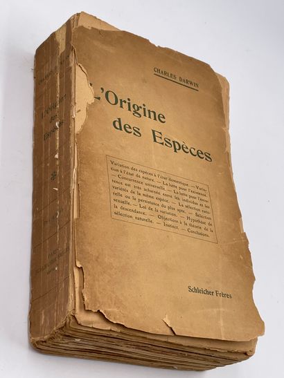 null 1 Volume : "L'ORIGINE DES ESPÈCES", Au Moyen de la Sélection Naturelle ou la...