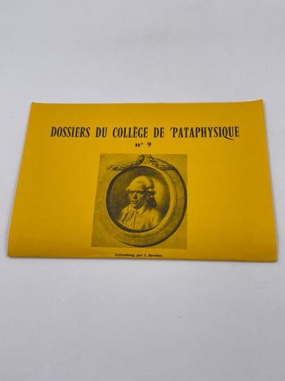 null 7 Volumes Pataphysique : "DOSSIER DU COLLÈGE DE 'PATAPHYSIQUE N°9", Supplément...