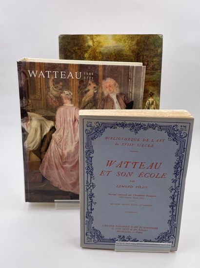 null 3 Volumes : "WATTEAU", Textes et Notices de Maximilien Gauthier, Collection...