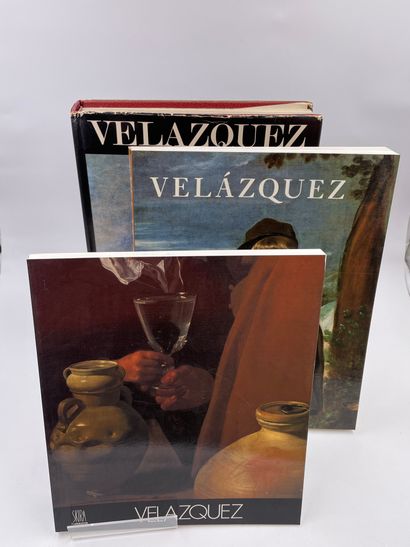 null 3 Volumes : "VELASQUEZ", Antonio Dominguez Ortiz, Alfonso E. Pérez Sanchez,...