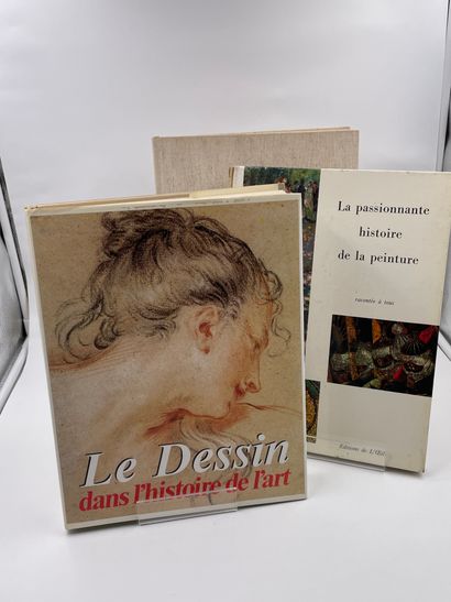 null 3 Volumes : "DOUZE SIÈCLES PEINTURES ET DESSINS", C. Lorgues-Lapouge, Ed. Flammarion,...
