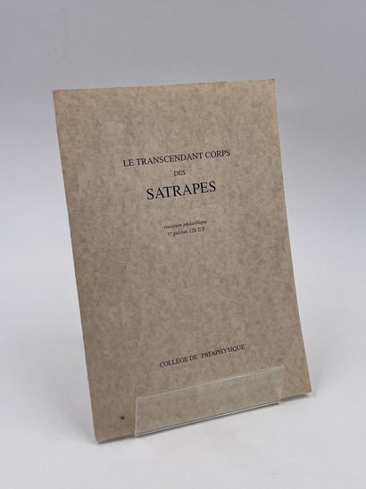 null 1 Volume Pataphysique : "LE TRASCENDANT CORPS DES SATRAPES", Émission Philatélique,...