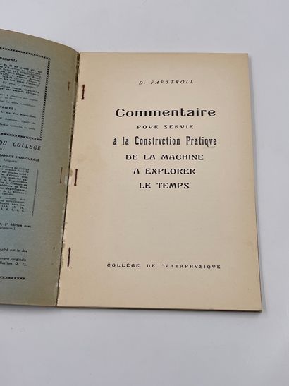 null 3 Volumes Pataphysique : "CAHIERS DU COLLÈGE DE 'PATAPHYSIQUE 2", Commentaire...