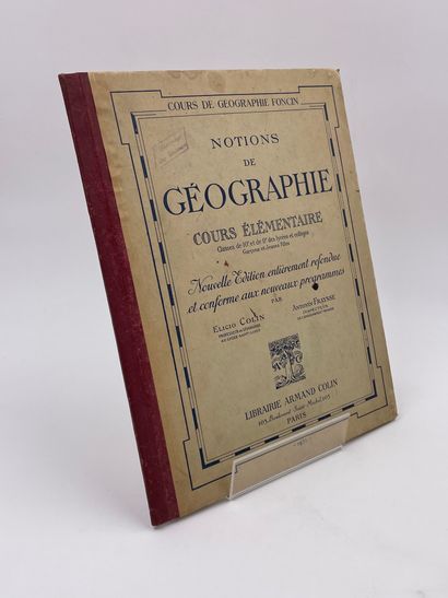 null 2 Volumes : "COURS DE GÉOGRAPHIE, LA France ET SES COLONIES", Raoul Blanchard,...