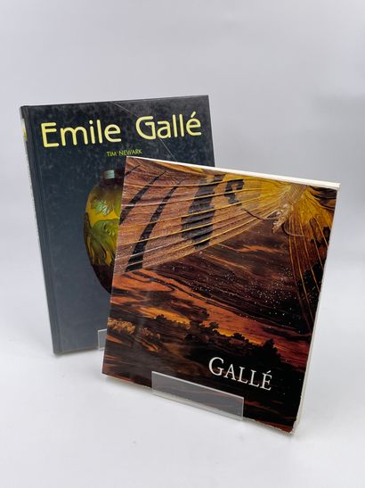 null 2 Volumes : "ÉMILE GALLÉ", Tim Newark, Ed. Soline, 1990 / "GALLÉ", Musée du...
