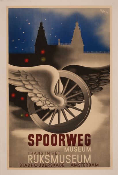 THOLE KAREL 
Spoorweg Museum Thans in Het Rijksmuseum. Amsterdam. (Musée du Chemin...