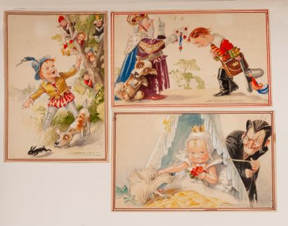 null Cartes Postales
Les contes de Perrault
La belle au bois dormant : 2 maquettes...