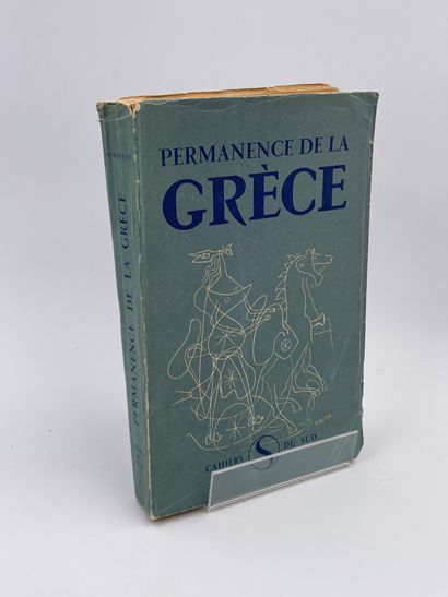 null 5 Volumes :

- "PERMANENCE DE LA GRÈCE", Les Cahiers du Sud, 1948, Tranche Interne...