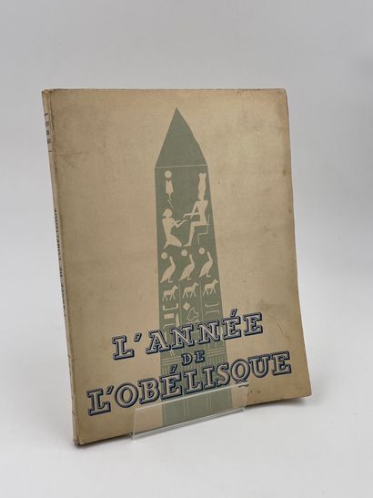 null 1 Volume : "L'ANNÉE DE L'OBÉLISQUE", Docteur Lucien-Graux, Paris, 1936