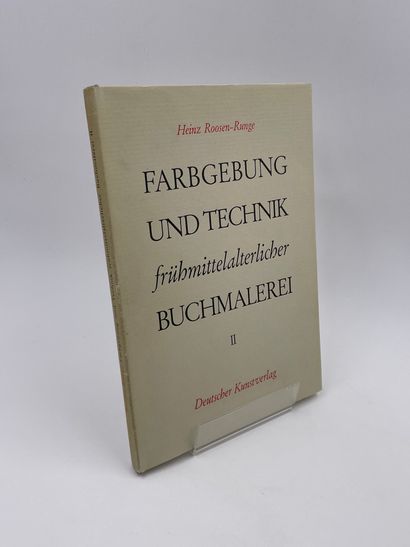 null 2 Volumes : 

- "FARBGEBUNG UND TECHNIK FRÜHMITTELALTERLICHER BUCHMALEREI I",...