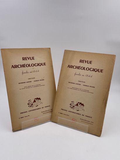 null 21 Volumes : "REVUE ARCHÉOLOGIQUE", Fondée en 1844, Raymond Lantier, Charles...