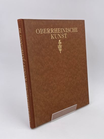 null 2 Volumes : 

- "OBERRHEINISCHE KUNST", Jahrbuch der Oberrheinischen Museen,...