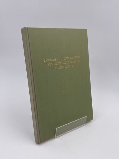 null 2 Volumes : 

- "FARBGEBUNG UND TECHNIK FRÜHMITTELALTERLICHER BUCHMALEREI I",...