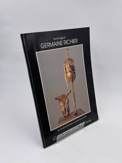 null 2 Volumes : 

- " HOMMAGE À GERMAINE RICHIER (1902-1959)", 28 Février - 25 Avril...