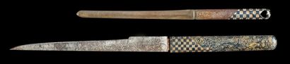 null Shinto tanto MOMOYAMA period (1573 - 1603) Signed (mei): Kanesada Blade (sugata):...