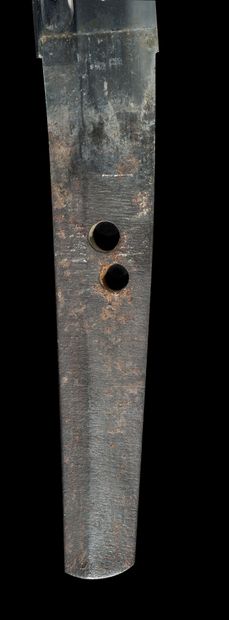 null 
Koto wakizashi



MUROMACHI period (1333 - 1573)



Signed (mei): Naka-kaji...