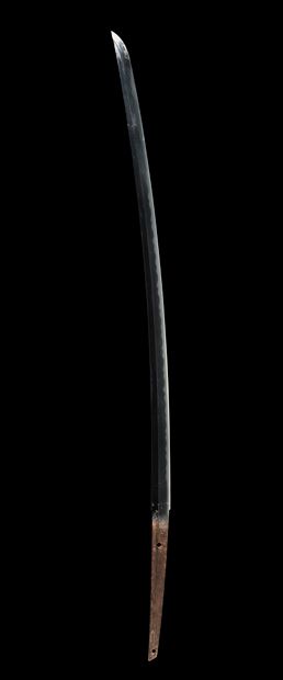 null 
Shinshinto katana
Late EDO period (1603 - 1868)
Unsigned (mumei)

Blade (sugata)...
