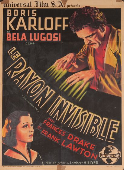 null LE RAYON INVISIBLE / THE INVISIBLE RAY
Lambert Hillyer. 1936.
60 x 80 cm. Affiche...