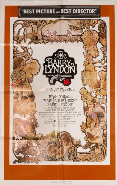 null BARRY LINDON
Stanley Kubrick. 1975.
69 x 104 cm. Affiche américaine (One-sheet)....