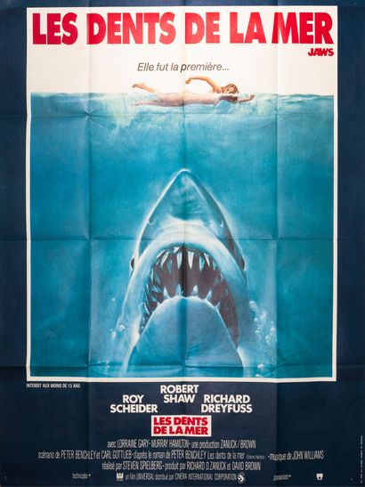 null LES DENTS DE LA MER / JAWS
Steven Spielberg. 1975.
120 x 160 cm. Affiche française....