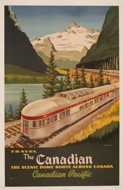 COUILLARD Roger Canadian Pacific. Travel The Canadian. The scenic dome route across...