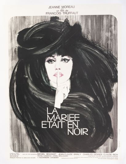 null LA MARIEE ETAIT EN NOIR
François Truffaut. 1968.
60 x 80 cm. Affiche française....