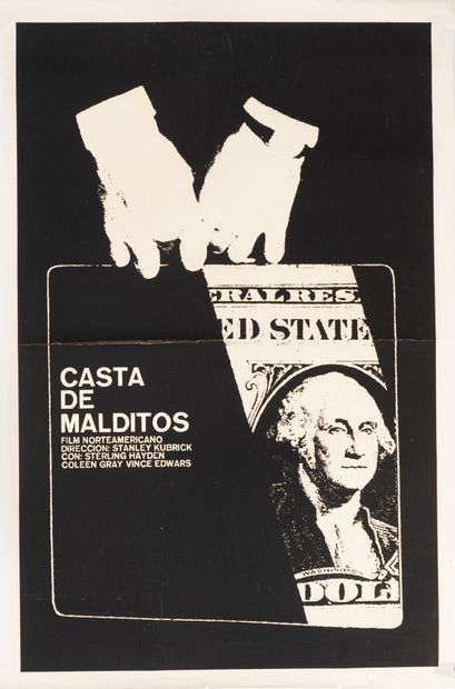 null CASTA DE MALDITOS / THE KILLING
Stanley Kubrick. 1956.
50 x 75 cm. Affiche cubaine...