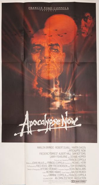null APOCALYPSE NOW
Francis Ford Coppola. 1979.
104 x 205 cm. Affiche américaine...