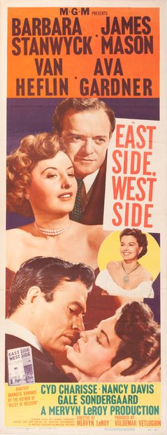 null EAST SIDE WEST SIDE Mervyn LeRoy. 1949.
35 x 90 cm. Affiche américaine (Insert)....