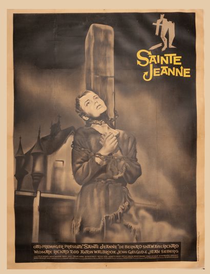  SAINTE JEANNE / SAINT JOAN Otto Preminger. 1957. 120 x 160 cm. Affiche française. Non...