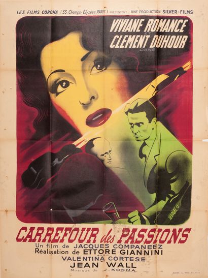 null CARREFOUR DES PASSIONS /
GLI UOMINI SONO MENICI Ettore Giannini. 1948.
120 x...