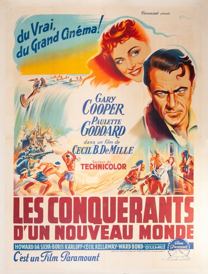 LES CONQUERANTS D'UN NOUVEAU MONDE / UNCONQUERED Cecil B. DeMille. 1947 120 x 160...