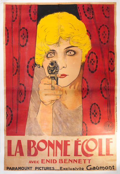 null LA BONNE ECOLE /
FUSS AND FEATHERS
Fred Niblo. 1918.
140 x 200 cm. French poster....