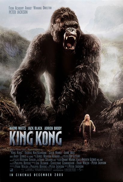 null KING KONG
Peter Jackson. 2005.
69 x 104 cm x3(one sheet). Affiches américaines....