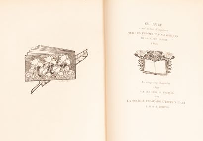 UZANNE Octave L'Art dans la décoration extérieure des livres en France et à l'étranger....