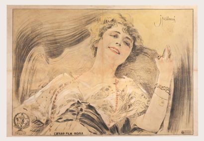 null LA SIGNORA DELLE CAMELIE Gustavo Serena. 1915.
100 x 69 cm. Affiche italienne....