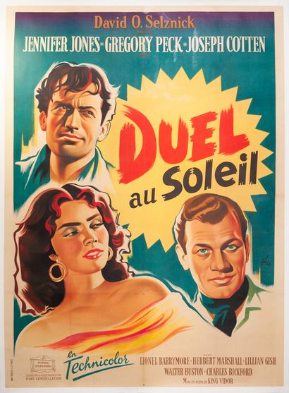 null DUEL AU SOLEIL / DUEL IN THE SUN
King Vidor. 1946.
120 x 160 cm. Affiche française....