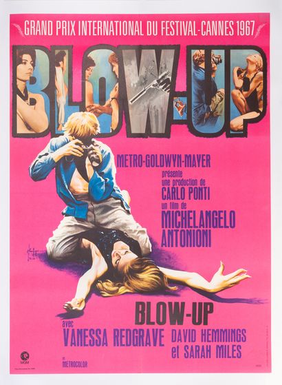 null BLOW-UP
Michelangelo Antonioni. 1967.
60 x 80 cm. Affiche française. Georges...