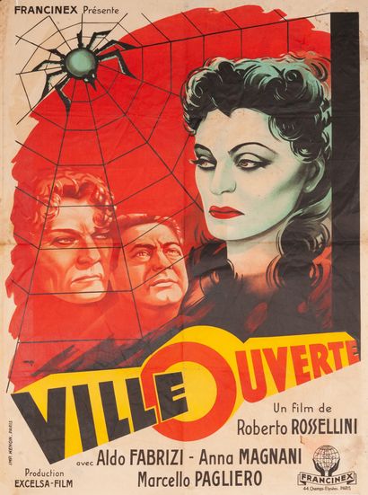 null (ROME) VILLE OUVERTE /
ROMA CITTA APERTA
Roberto Rossellini. 1946.
60 x 80 cm....