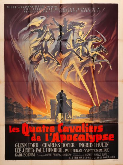 null THE FOUR HORSEMEN OF THE APOCALYPSE
Vincente Minnelli. 1962.
120 x 160 cm. French...