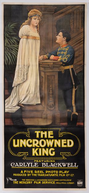 null THE UNCROWNED KING
Carlyle Blackwell. 1918.
101 x 221 cm. Affiche anglaise....