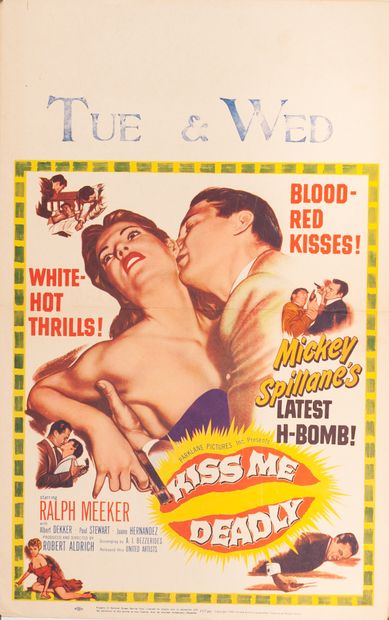 null KISS ME DEADLY Robert Aldrich. 1955.
36 x 56 cm. Affiche américaine (Window...
