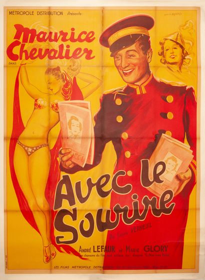 null AVEC LE SOURIRE
Maurice Tourneur. 1936.
120 x 160 cm. Affiche française. Duccio...