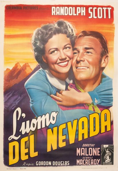null L'UOMO DEL NEVADA /
THE NEVADAN Gordon Douglas. 1950.
100 x 140 cm. Affiche...