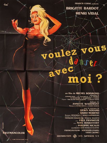 null WILL YOU DANCE WITH ME?
Michel Boisrond. 1959.
60 x 80 cm. French poster. Clément...