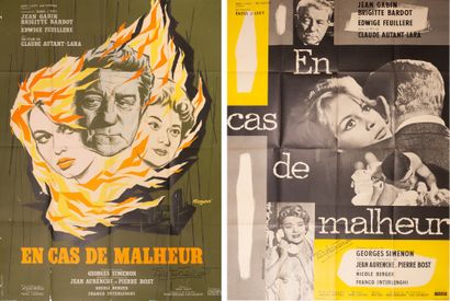 null EN CAS DE MALHEUR Claude Autant-Lara. 1958
120 x 160 cm x2. Affiches françaises....