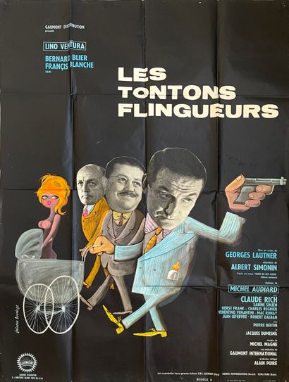 null LES TONTONS FLINGUEURS
Georges Lautner. 1963.
120 x 160 cm. Affiche française....