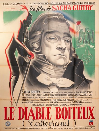 null LE DIABLE BOITEUX
Sacha Guitry. 1948.
120 x 160 cm. Affiche française. Henri...