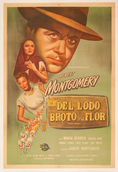 null DEL LODO BROTO UNA FLOR / LUCKY GAGEN Robert Montgomery. 1947.
70 x 100 cm....