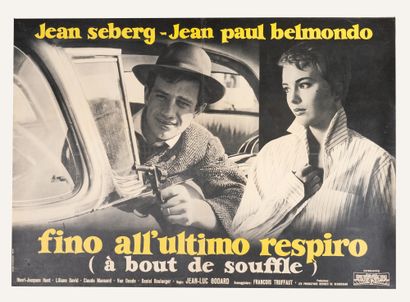 null FINO ALL'ULTIMO RESPIRO / A BOUT DE SOUFFLE Jean-Luc Godard. 1960.
47 x 67 cm....